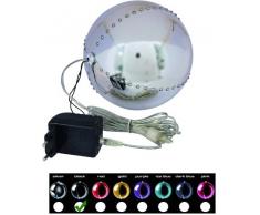 EUROPALMS LED Christbaumkugel 15cm, schwarz