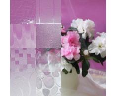 Fensterfolie 150x45cm Karo Sichtschutzfolie statische Folie Dekorfolie