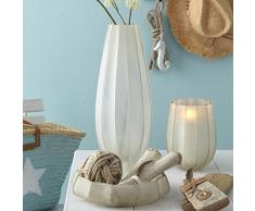 Leonardo Ferrara Schale beige, Höhe 6,5 cm, Durchmesser 27,5 cm, handgefertigtes Farbglas, 024437