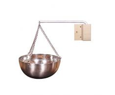 monstera Edelstahl-Saunaschüssel Aromaöl-Tasse für die Sauna Duftdiffusor für ätherische Öle Für Sauna und Spa Saunazubehör