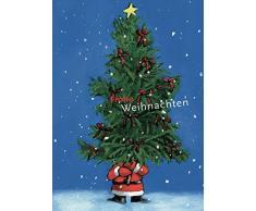 Postkarte A6 • 33017 Christbaumständer von Inkognito • Künstler: Henrike Wilson • Weihnachten