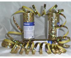 amscan 350037 Luftschlange Holografie Gold