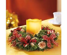 Unbekannt Kerzenkranz, Advents-Idee nadelt Nicht Kranz adventlich Weihnachtsdeko Dekokranz Weihnachten