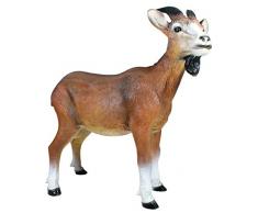 colourliving Ziegenbock Figur Geißbock Figur Ziege Bruce Gartenfigur Tierfigur Gartendekoration