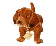 RAKSO Wackel Dackel Figur Hund Dackel H 10 cm klein mit Wackelkopf