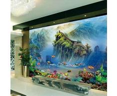 4D Tapeten Wandbilder,Modern Creative Schöne China Great Wall Landschaft Kunstdruck Größe Fototapete Poster Für Home Wohnzimmer Sofa Tv Hintergrund Schlafzimmer Wand Dekor, 64 × 100 160 Cm (H)