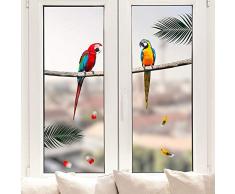 Pixblick Fenstersticker - Papageien
