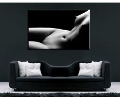 Bild auf LEINWAND AKT EROTIK GIRL abstrakt verschiedene Größen wählbar!!! gerahmt fertig auf HOLZRAHMEN Kunstdruck Wandbild auf Rahmen günstiger als Ölbild Gemälde/Poster/Plakat/kein Poster oder Plakat (80x60cm)
