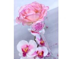 SiDeSo® Dekosteine rosa 12mm Diamanten 100 Stück Acryl Tischdeko Hochzeit