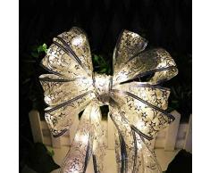 GFSDDS Weihnachtsbeleuchtung Led Band Led Lichterkette Spitze Weihnachtsbaum Dekoration, Warmes Weiß