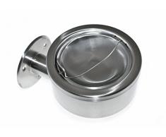 Wandaschenbecher mit Klappmechanismus