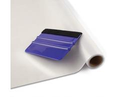 ProfessionalTree Fenster-Sichtschutz-Folie Milchglas-Folie 45x200 cm - Selbstklebend Matt - Privatsphäre-Schutz im Ganzen Haus - mit Rakel (1 Rolle)