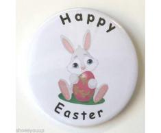 Ostergrußkarten, 59 mm, Kühlschrankmagnet