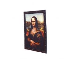 Zoelibat 97176141.008 Effektbild, Dead Mona Lisa Vexierbilder, Deko Halloween, circa 36 x 48 cm