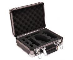 Tragbare Drohne Tragetasche wasserdichte Legierung Harte Schale Aufbewahrungstasche Box Harte Drohne Fall Zubehör Koffer für DJI Mavic Platinum/DJI Mavic Pro fliegen mehr Combo mit 3 Batterien Slot