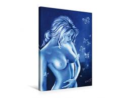 Calvendo Premium Textil-Leinwand 50 cm x 75 cm hoch, Frühlingsgefühle | Wandbild, Bild auf Keilrahmen, Fertigbild auf echter Leinwand, Leinwanddruck: Erotik handsigniert, Ölgemälde Menschen Menschen