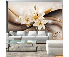 Vlies Fototapete 350x245 cm - 3 Farben zur Auswahl - Top - Tapete - Wandbilder XXL - Wandbild - Bild - Fototapeten - Tapeten - Wandtapete - Wand - Blumen Lilien b-A-0250-a-b