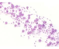 partydeco gp16-karton – 5-reihig Perlen Lila für Dekoration