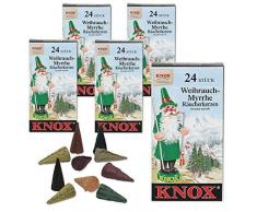 Knox 5 Päckchen Räucherkerzen - Weihrauch-Myrrhe