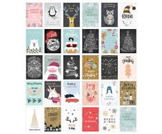 Edition Seidel Set 30 Weihnachtspostkarten Weihnachten Karten Postkarten Weihnachtskarten