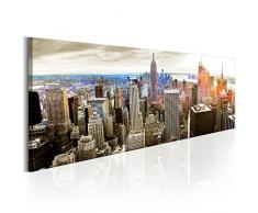 murando - Bilder New York 135x45 cm - Leinwandbilder - Fertig Aufgespannt - Vlies Leinwand - 1 Teilig - Wandbilder XXL - Kunstdrucke - Wandbild - New York NY City Stadt d-B-0189-b-c