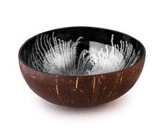 Kaloogo® Cocobowl Splash - Kokosnuss Schale/Dekoschale (weiß)