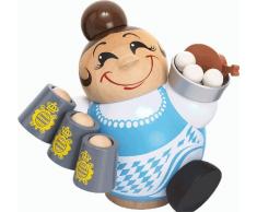 Kugelräuchermännchen KELLNERIN 10cm 19003