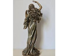 Statue Griechische Göttin Fortune/Tyche/Glück/Fortuna (Dekorative Bronzestatue 28cm) / Greek Goddess Fortune/Tyche/Luck/Fortuna (Decorative Bronze 28cm)