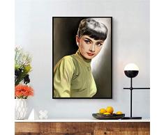 yiyiyaya Leinwandbilder für Schlafzimmer Film Vintage Poster Dekorative Retro Wandkunst Druck Öl Leinwand Malerei Ölbild Wohnzimmer Dekoration-30x45_cm_Unframed_Light_Grey