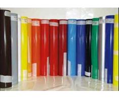 INDIGOS UG - Aufkleber für Küchenschränke 63x500cm - MATT - Folie aus hochwertigem PVC Tapeten Küche Klebefolie Möbel wasserfest für Schränke selbstklebende Folie Küchenfolie Dekofolie - Mittelgrau