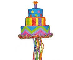 amscan P19699 Spiel ZubehÃ¶r-Pull-Pinata Geburtstagskuchen