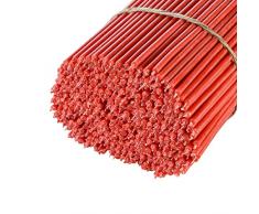 Danilovo Rot Bienenwachskerzen Ritualkerzen Altarkerzen Kirche Bienenwachs Kerzen Orthodox N80 Höhe: 18.5 cm (200 Stück - 1000g.)