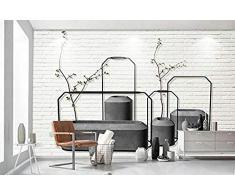 ZZXIAO Einfache Pflanzenvase Backsteinmauer Badezimmer Tapete Schlafzimmer Tapete Wohnzimmer Küche Tapete wandpapier fototapete 3d effekt tapete Wohnzimmer Schlafzimmer Hintergrundbild-430cm×300cm