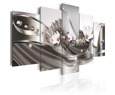 murando - Bilder 100x50 cm - Vlies Leinwandbild - 5 Teilig - Kunstdruck - modern - Wandbilder XXL - Wanddekoration - Design - Wand Bild - Blumen Orchidee Abstrakt b-A-0073-b-p