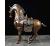 Yunhao8 Deko-Pferd, kupferfarben