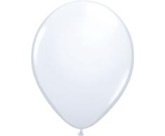 Folat 08171 weiße Ballons 30cm-10 Stück