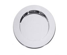 Dekowelten Edelstahl Platzteller ø 35cm Farbe: Silber Top Qualität für Event und Hochzeit Wedding-Master