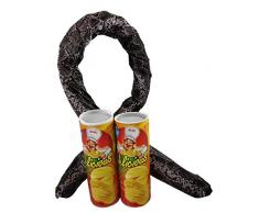 2pcs Überraschungs-Chips Dose mit Springschlange / Scherzartikel Chips Dose / Schlange in der Dose Geschenk