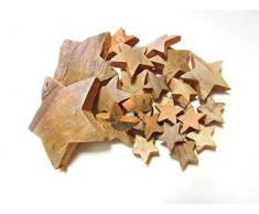 Kokossterne Mix Natur braun Weihnachten Potpourri Deko Sterne Advent Gesteck Kranz Weihnachtsgeschenke