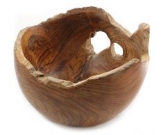 Windalf Knabberschale Leni Ø 15 cm Deko Holzschale Handarbeit aus Wurzelholz