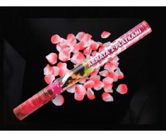 Konfetti Shooter Rosenregen Konfettokanone Hochzeit 60cm (Rosa)
