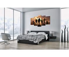 Bild auf Leinwand - Leinwandbilder - fünf Teile - Breite: 160cm, Höhe: 85cm - Bildnummer 2962 - fünfteilig - mehrteilig - zum Aufhängen bereit - Bilder - Kunstdruck - EA160x85-2962