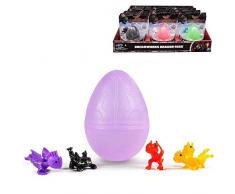 Dragons Auswahl Drachen-Ei | DreamWorks 4 Mini Figuren | Spielfiguren, Farbe:Lila