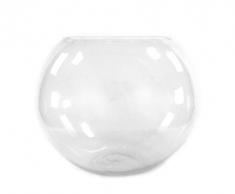 DARO DEKO Glas-Vase Kerzenhalter klar Kugelvase Ø 25cm x 20cm