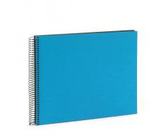 Goldbuch Spiralalbum, Bella Vista, 34 x 30 x 2,8 cm, 40 schwarze Seiten, Türkis, 25963