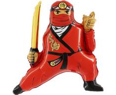 Folienballon Ninja rot ca. 60x70cm