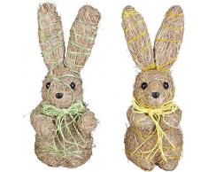 Sonstiger Hersteller Dekohase - aus Stroh - 11 x 9 x 26 cm - 1 Stück