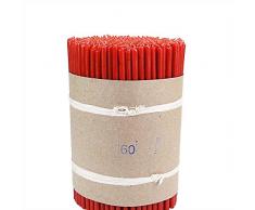 NKlaus Altarkerzen Ritualkerzen 325g (ca. 50 St.) L: 19,5cm. Altarkerzen rot Nr.60 36256