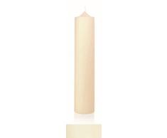 4 Altarkerze 10% Bienenwachs 400/80mm (Elfenbein)