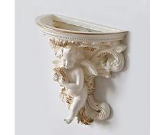 XHXseller Wandbehang Blumentopf, hängende Blumentopf & Wand Pflanzgefäß Vase, Engel Puppe hängen Wandhalterung Dekor für Sukkulenten Faux Pflanzen Indoor